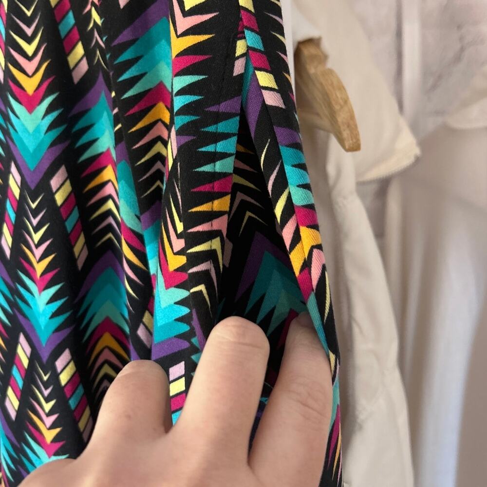 Lularoe Women's Size XS Multicolor Arrow Print A Line Flared Skirt #0148 - Picture 6 of 6